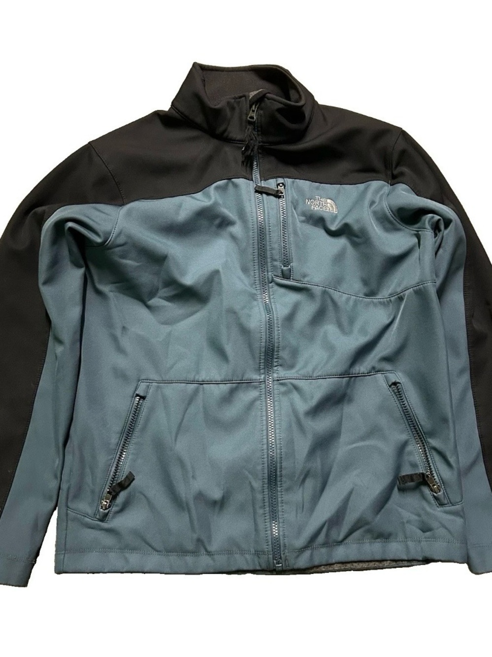 Boy’s The North Face Black Grey Mid-weight Jacket Size XL (18/20)